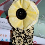 1840 Farm Repurposed Fabric Bookmark