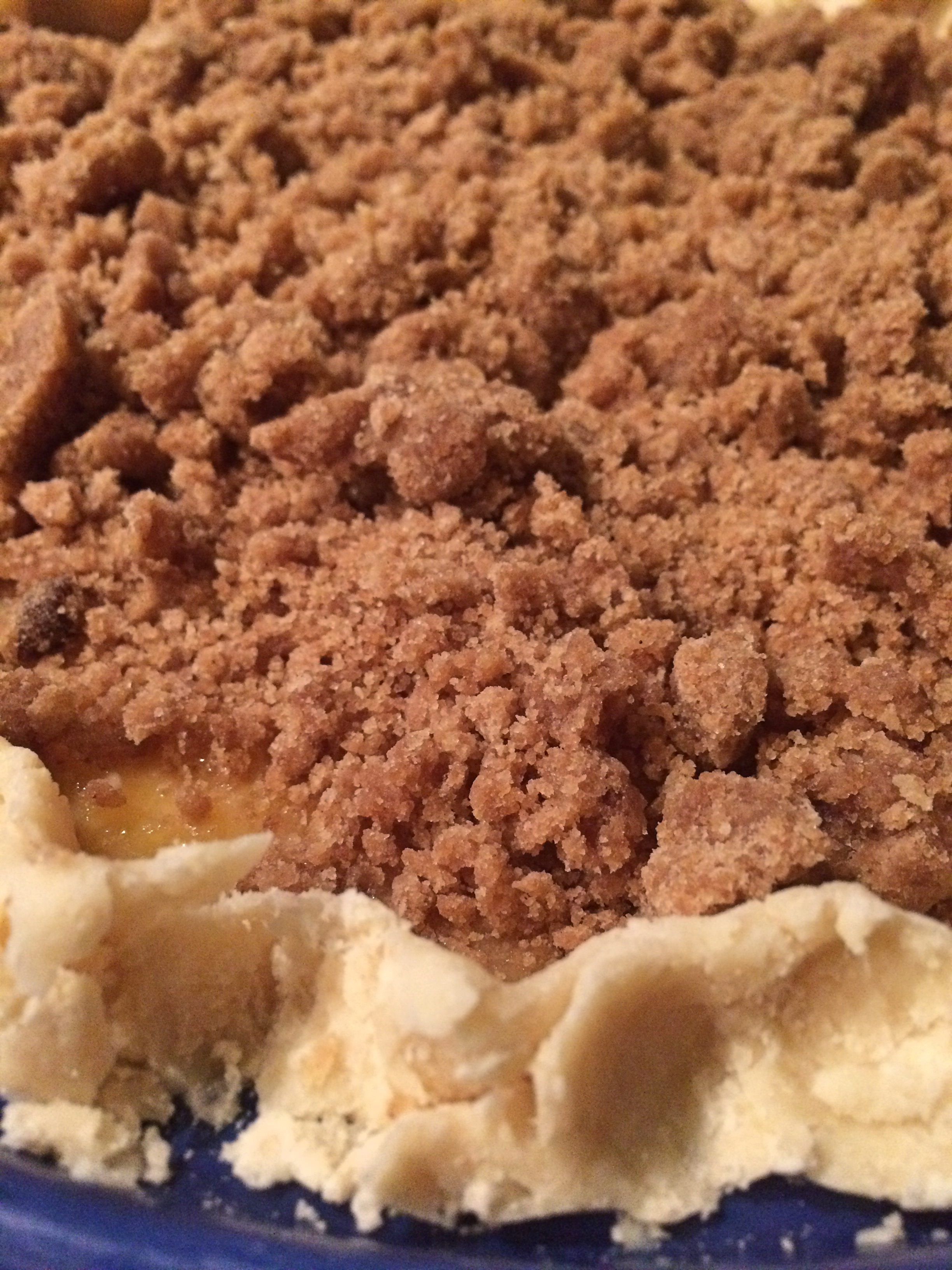 Bourbon Peach Pie with Brown Sugar Topping – 1840 Farm