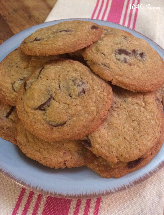 Farmhouse Kitchen Chocolate Chip Cookies And A Cookbook Review – 1840 Farm