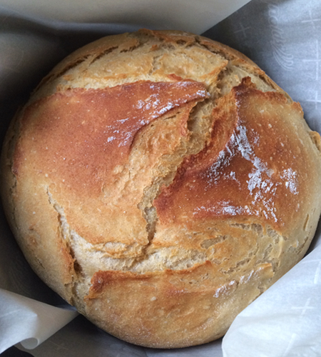 Dutch Oven Bread (No Knead) • Longbourn Farm